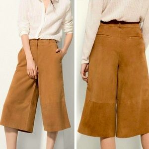 Massimo Dutti Leather Culottes/Pants